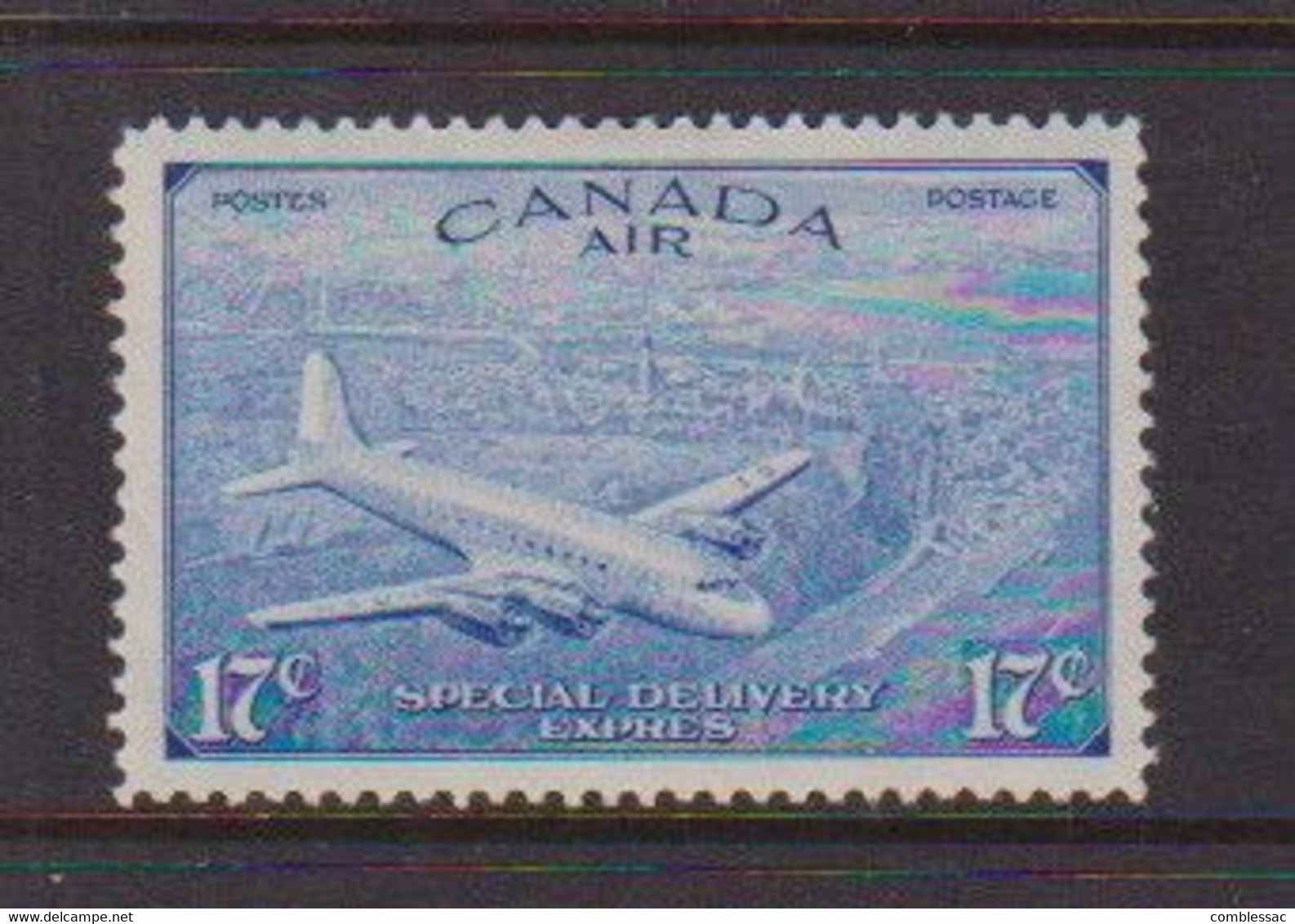 CANADA    Special  Delivery    Air  Stamp   17c  Blue    MH - Airmail: Special Delivery