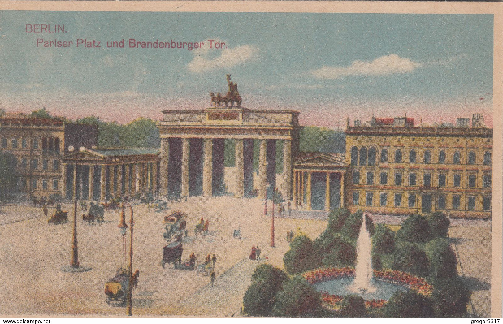 B4281) BERLIN - Pariser Platz Und Brandenburger Tor - ALT ! - Buch