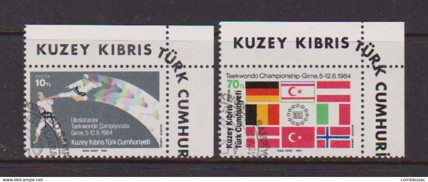 CYPRUS (TURKISH)    1984    International  Taekondo  Championships    Set  Of  2    USED - Used Stamps