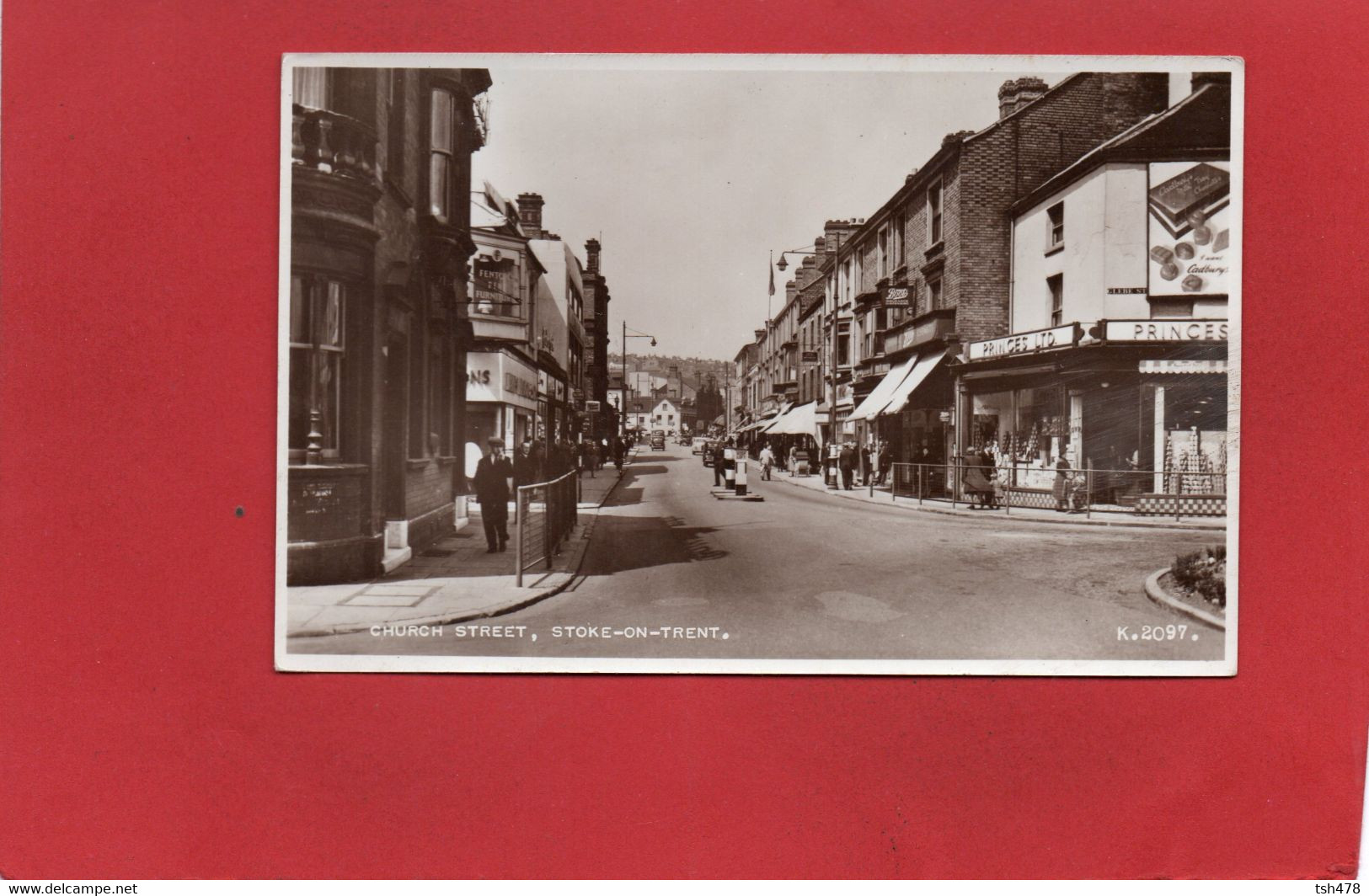 ANGLETERRE---RARE---STOKE-ON-TRENT---Church Street---voir 2 Scans - Stoke-on-Trent