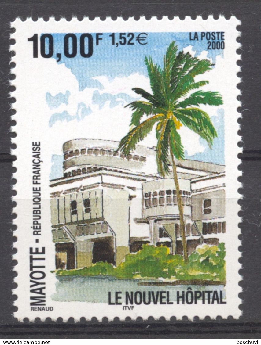Mayotte, 2000, Hospital, Health Care, MNH, Michel 93 - Altri & Non Classificati
