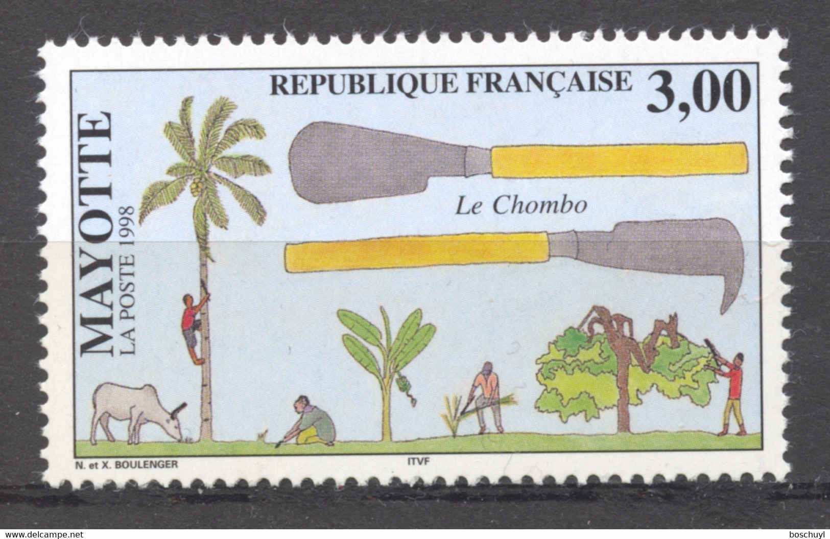 Mayotte, 1998, Tools, MNH, Michel 54 - Autres & Non Classés