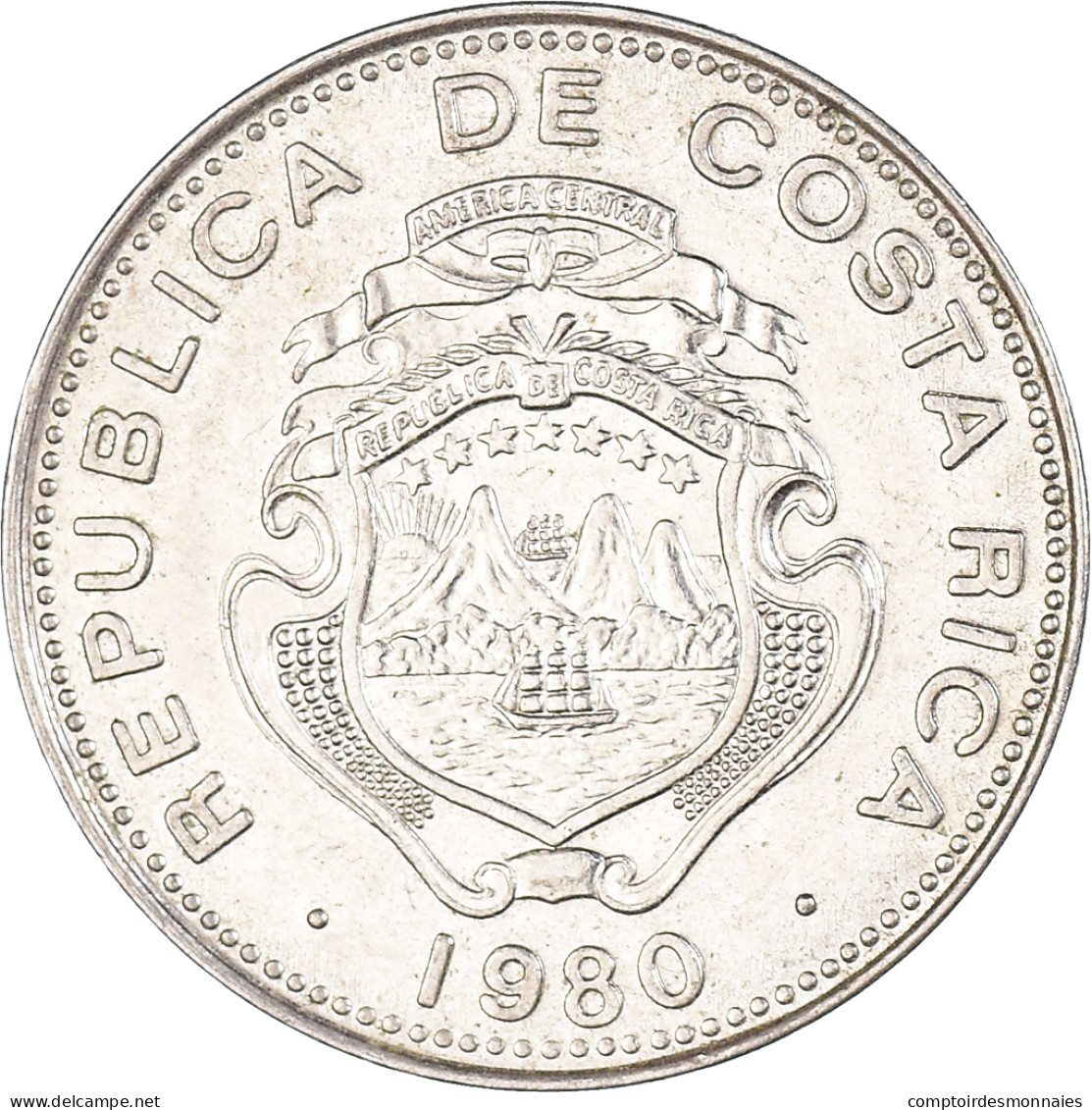 Monnaie, Costa Rica, 25 Centimos, 1980 - Costa Rica