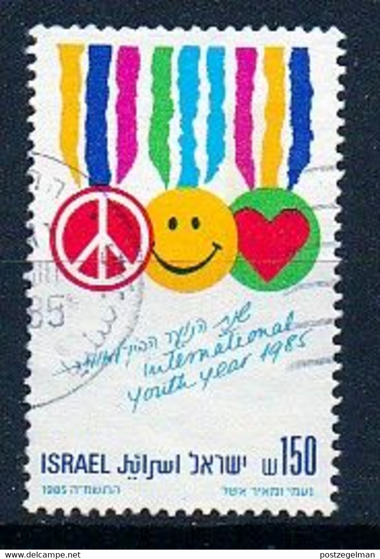 ISRAEL, 1985, Used Stamp(s)  Without  Tab, Youth Year, SG Number(s) 961, Scannr. 19096 - Usados (con Tab)