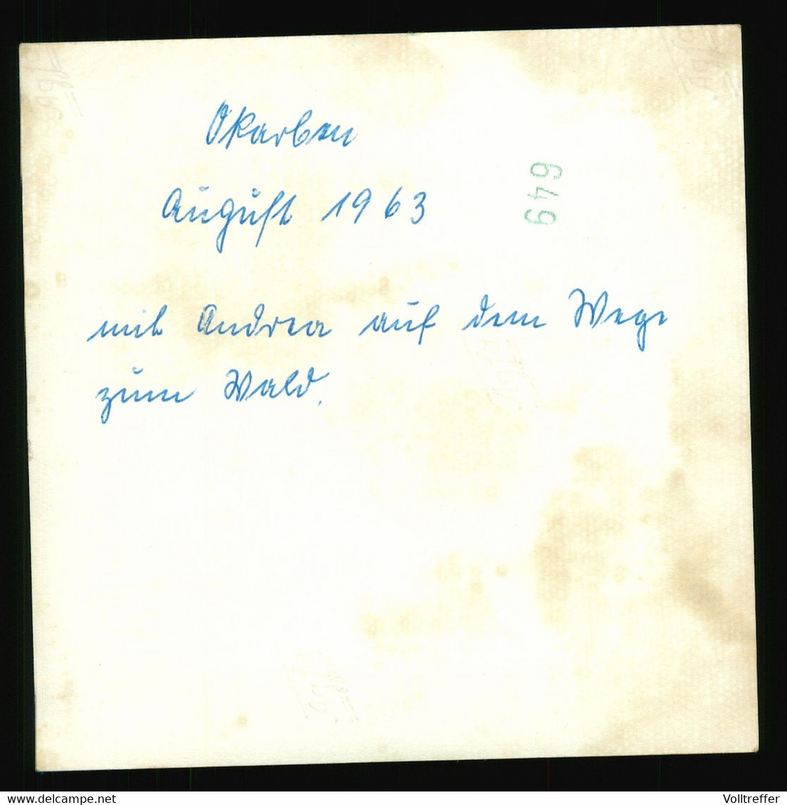 Orig. Foto 1963, Mutter Und Kind Unterwegs In Okarben Karben Im Wetteraukreis, Ortspartie, Private Häuser - Karben