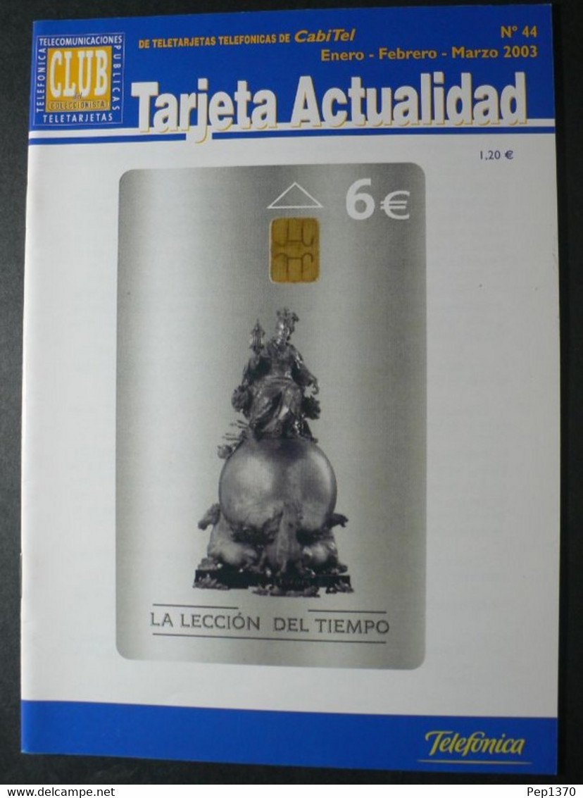 REVISTA CABITEL DEL CLUB DEL COLECCIONISTA - TARJETA ACTUALIDAD Nº 44 - Libros & Cds