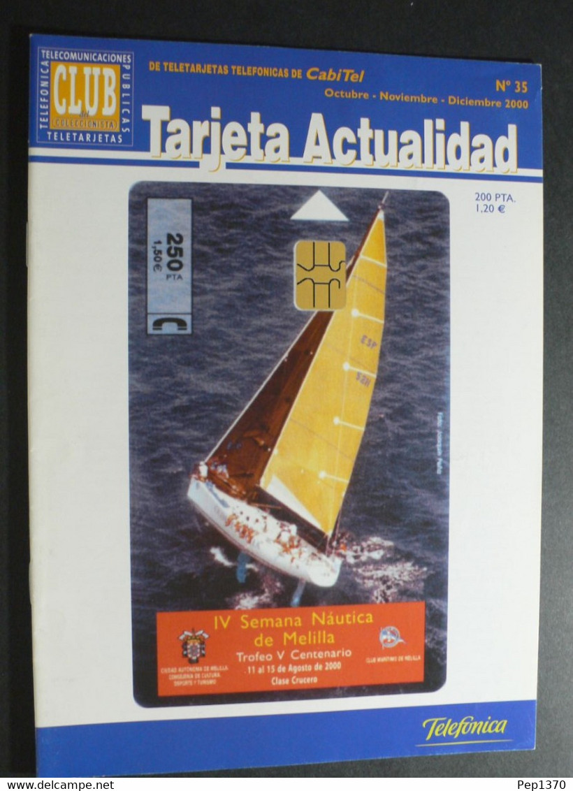 REVISTA CABITEL DEL CLUB DEL COLECCIONISTA - TARJETA ACTUALIDAD Nº 35 - Kataloge & CDs