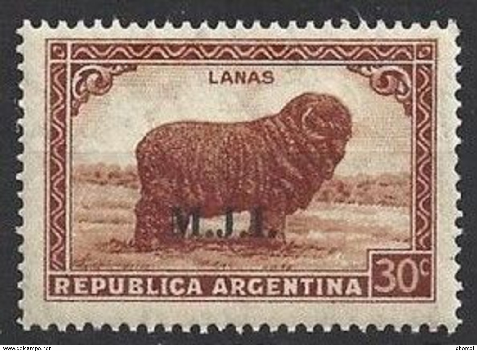 Argentina Proceres & Riquezas Ministerial MJI Sheep Wool MNH - Ungebraucht