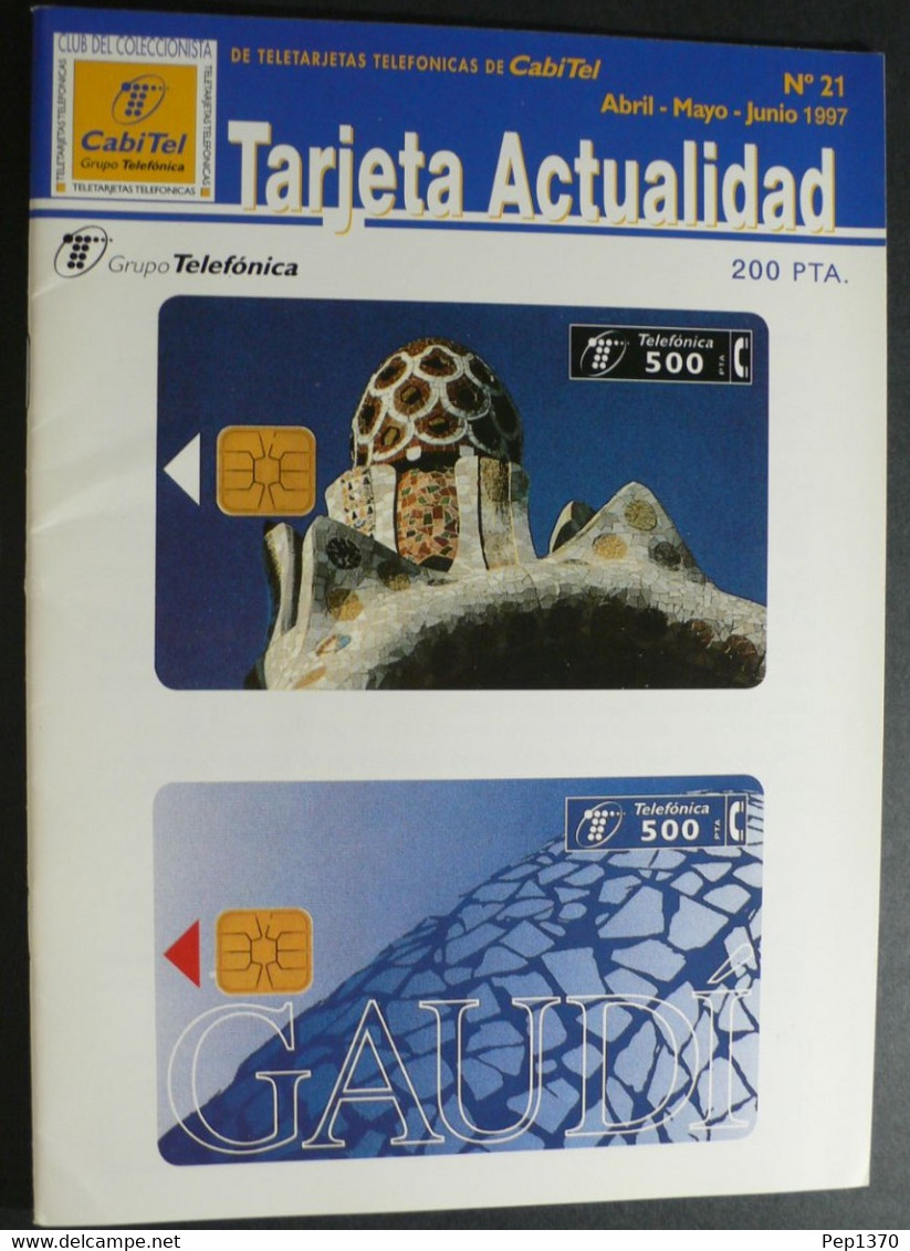 REVISTA CABITEL DEL CLUB DEL COLECCIONISTA - TARJETA ACTUALIDAD Nº 21 - Livres & CDs