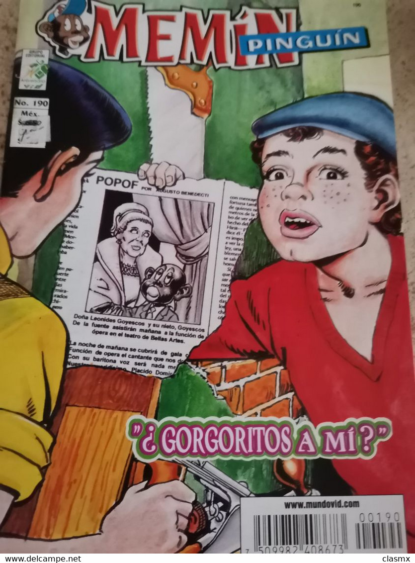 Mexico Memin Pingüin Comic Gorgoritos A Mí Mic Revista Nueva - Fumetti Antichi