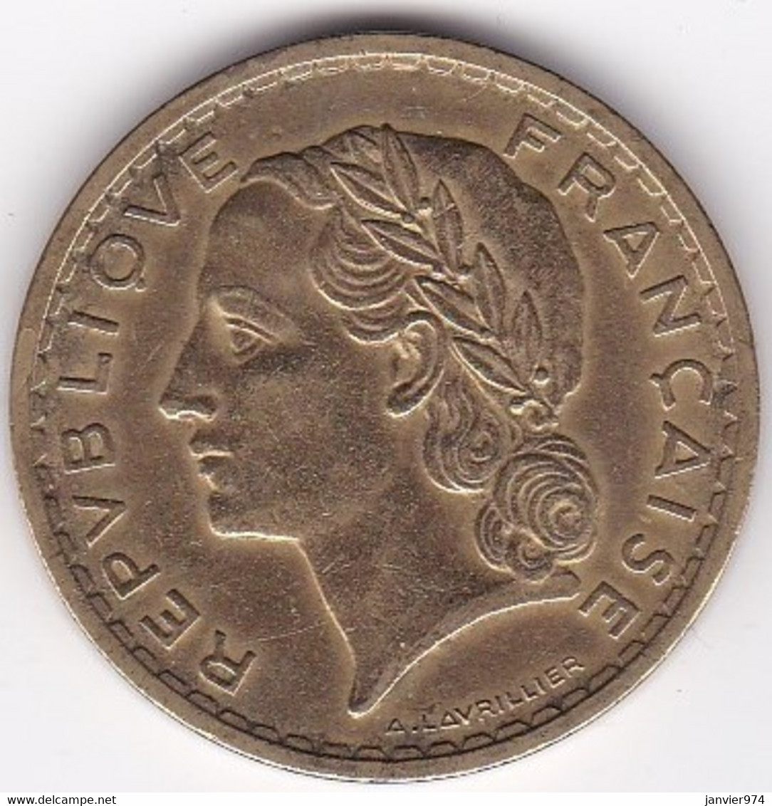 5 Francs Lavrillier 1939, Bronze Aluminium , Gad# 761, TTB - 5 Francs