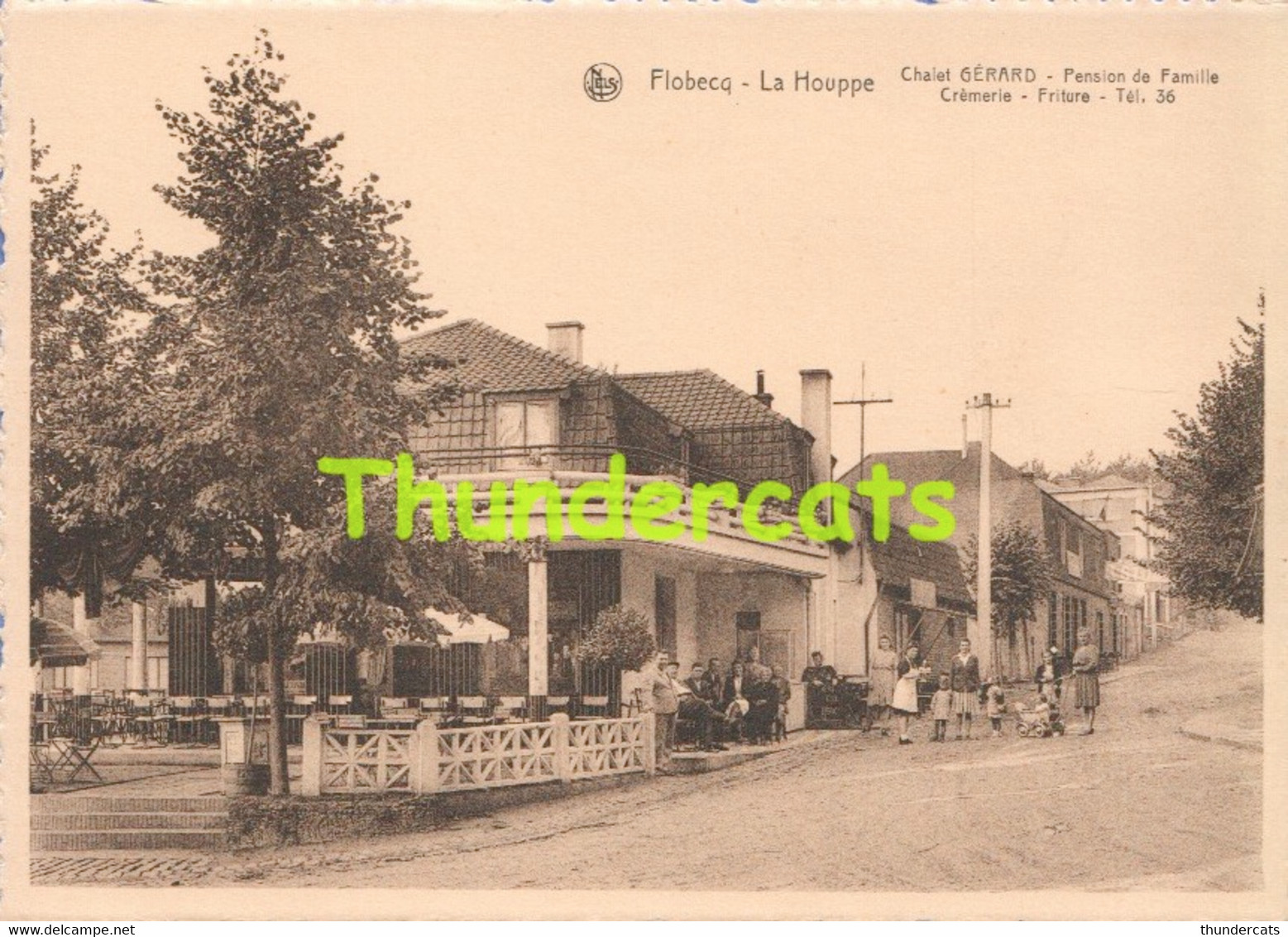 CPA FLOBECQ LA HOUPPE CHALET GERARD PENSION DE FAMILLE CREMERIE FRITURE - Flobecq - Vloesberg