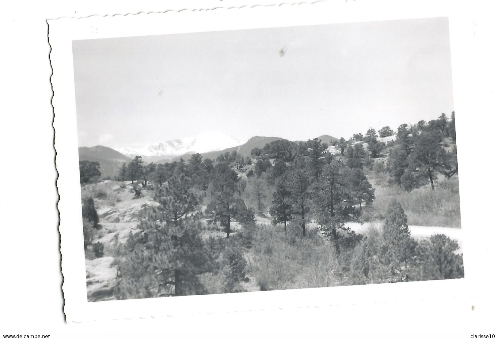 Etats Unis Colorado Denver Photo  Les  Montagnes Rocheuses Vue De La Tombe De Buffalo Bill Photo Berkey - Denver