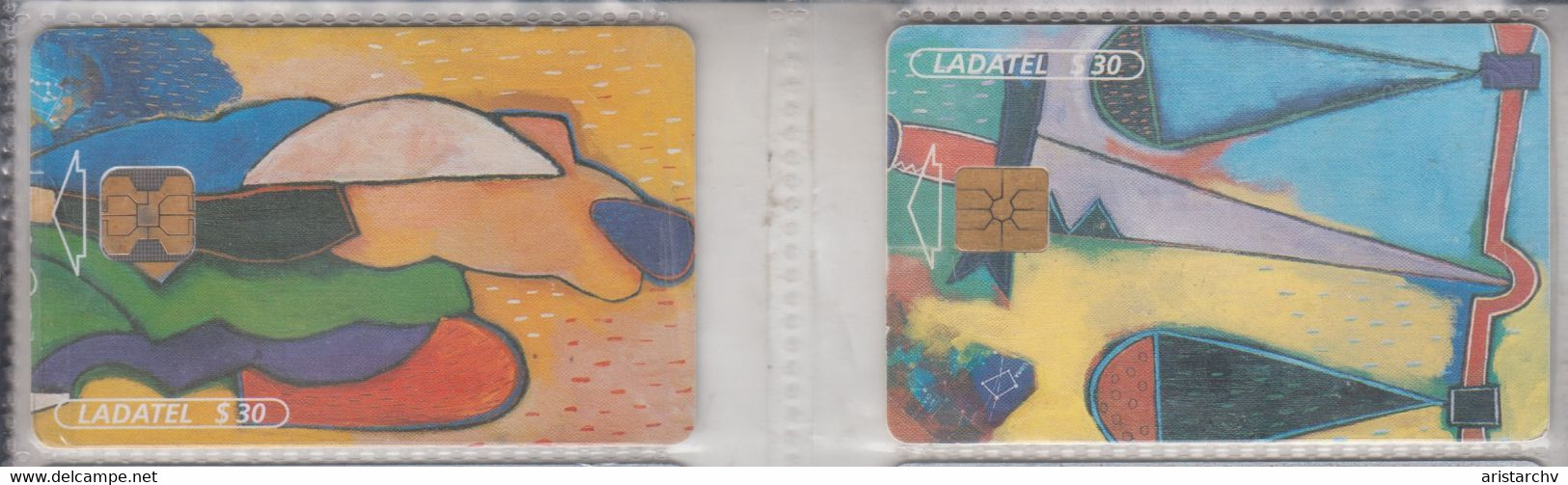 MEXICO 2000 ZODIAC HOROSCOPE LUNAR CALENDAR SET OF 12 PHONE CARDS - Zodiaque