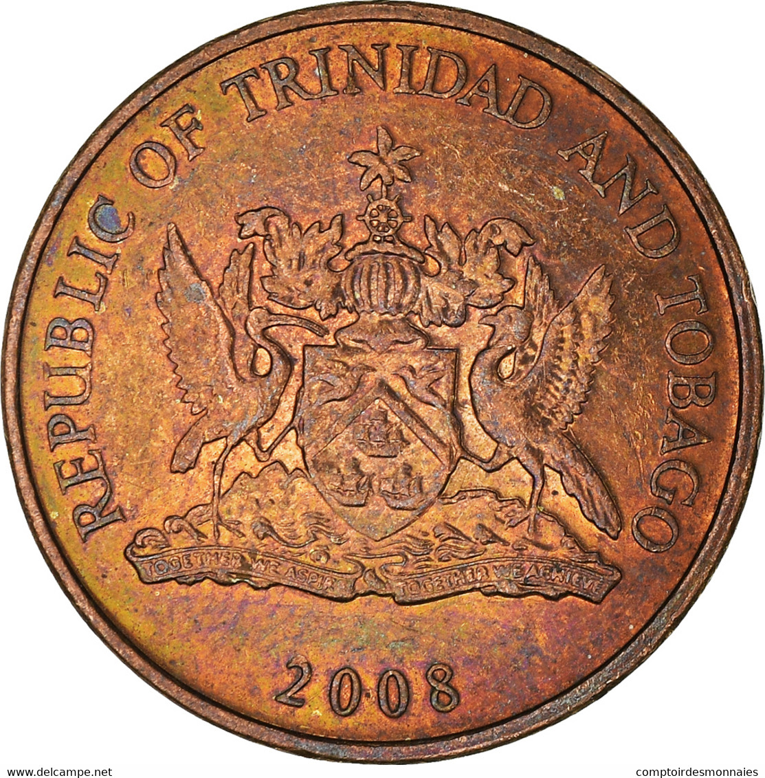 Monnaie, Trinité-et-Tobago, Cent, 2008 - Trinidad & Tobago