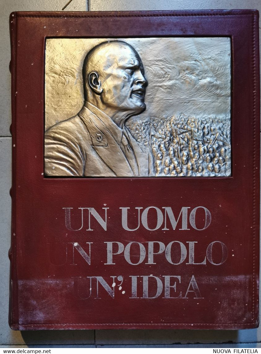 MUSSOLINI LIBRO DI GRANDE FORMATO - Histoire, Philosophie Et Géographie