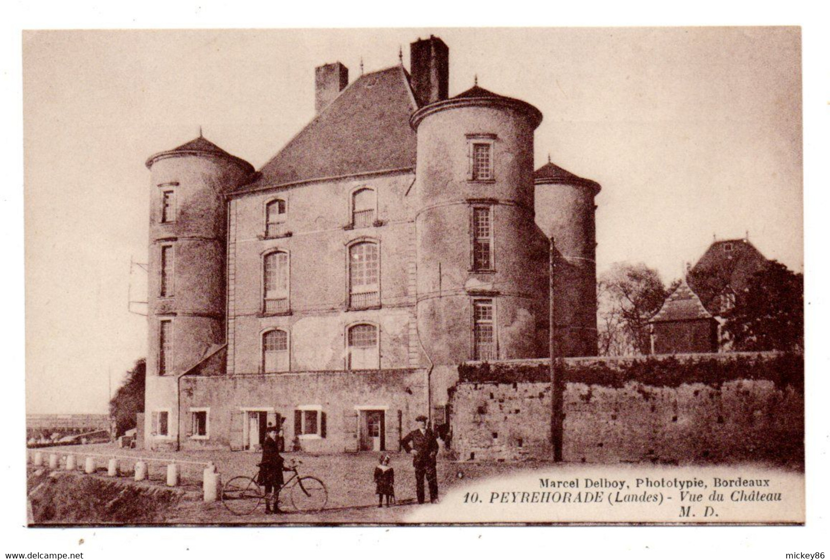 PEYREHORADE  --- Vue Du Chateau  De Peyrehorade..(animée , Vélo ).............................à Saisir - Peyrehorade