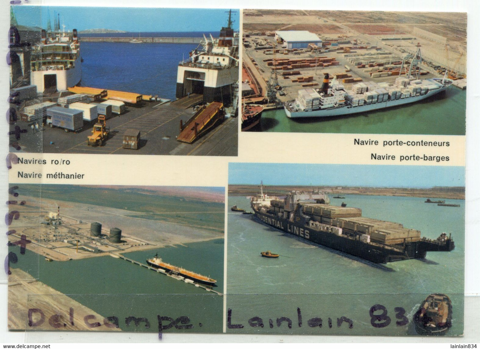 Documentation compléte du Port Autonome de Marseille, 11 photos et Cartes, dont 2 doubles, dans enveloppe,TTBE, scans,