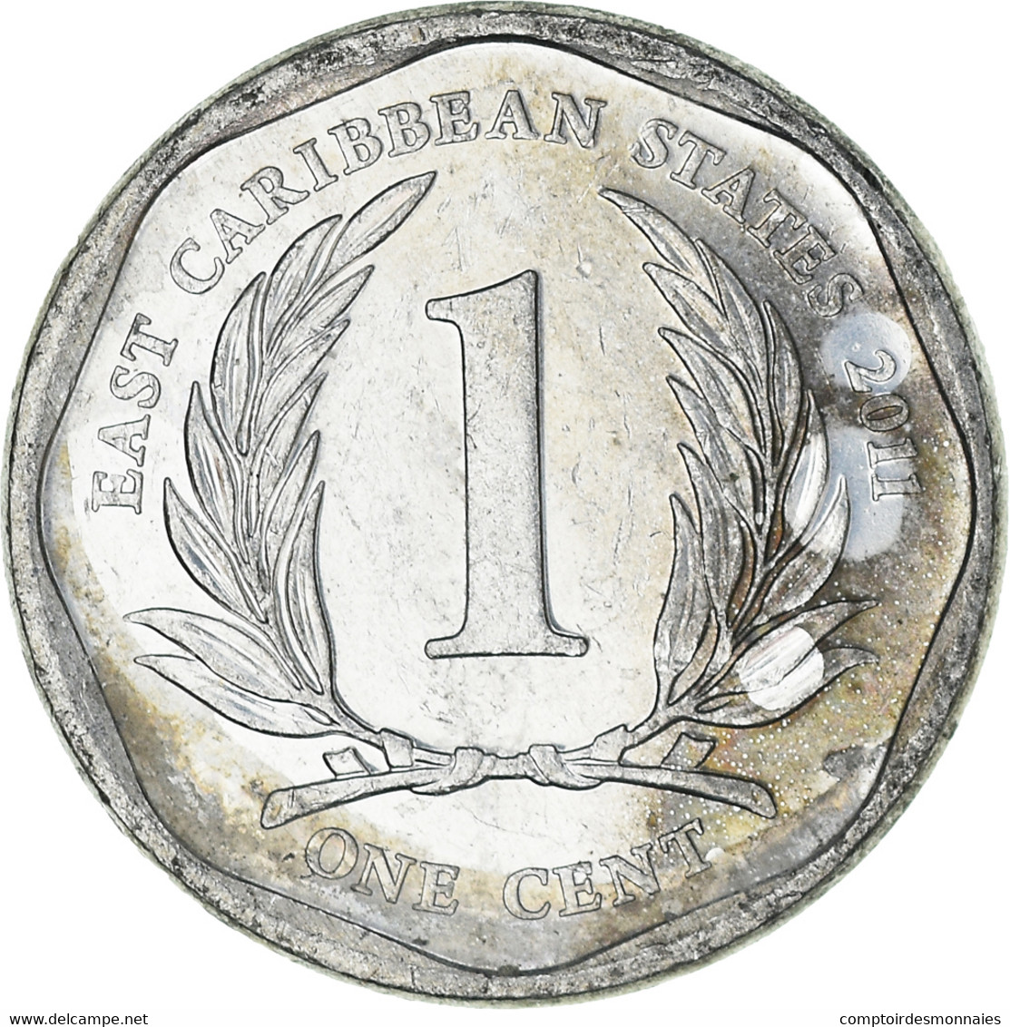 Monnaie, Etats Des Caraibes Orientales, Cent, 2011 - Caraïbes Orientales (Etats Des)