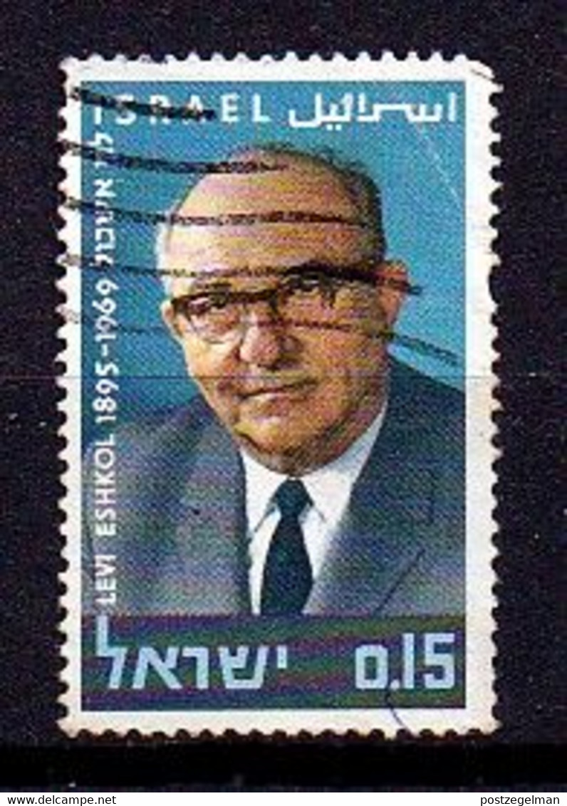 ISRAEL, 1970, Used Stamp(s)  With  Tab, Levi Eshkol , SG Number(s) 439, Scannr. 19041 - Usados (sin Tab)