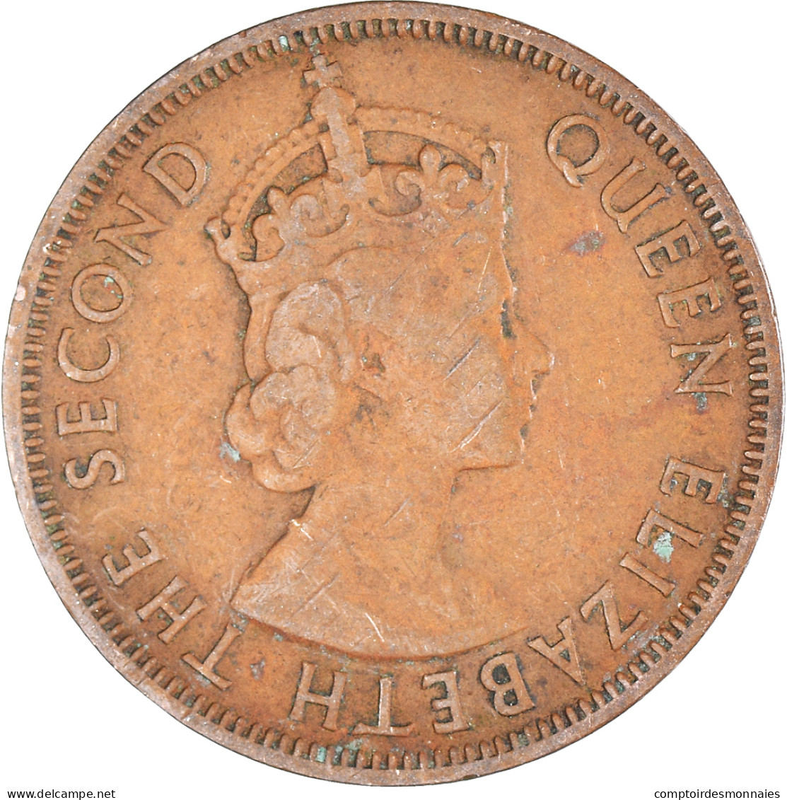 Monnaie, Etats Des Caraibes Orientales, Cent, 1958 - Territoires Britanniques Des Caraïbes