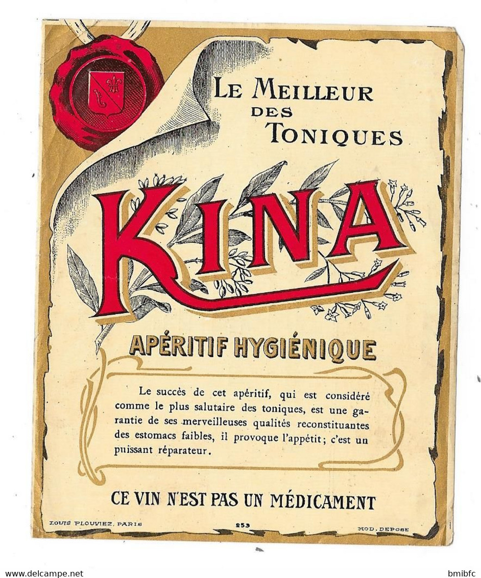 Le Meilleur Des Toniques KINA  - Apéritif Hygiénique - Alcohols & Spirits