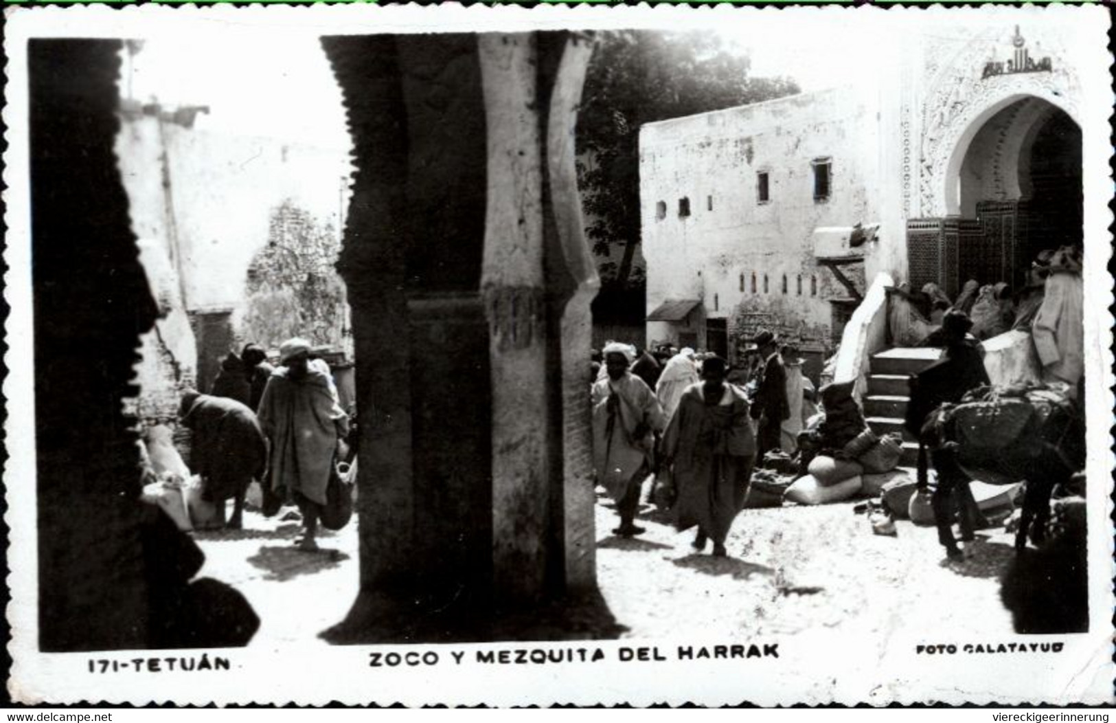 ! Alte Ansichtskarte Tetuán, 1953, Marokko - Autres & Non Classés