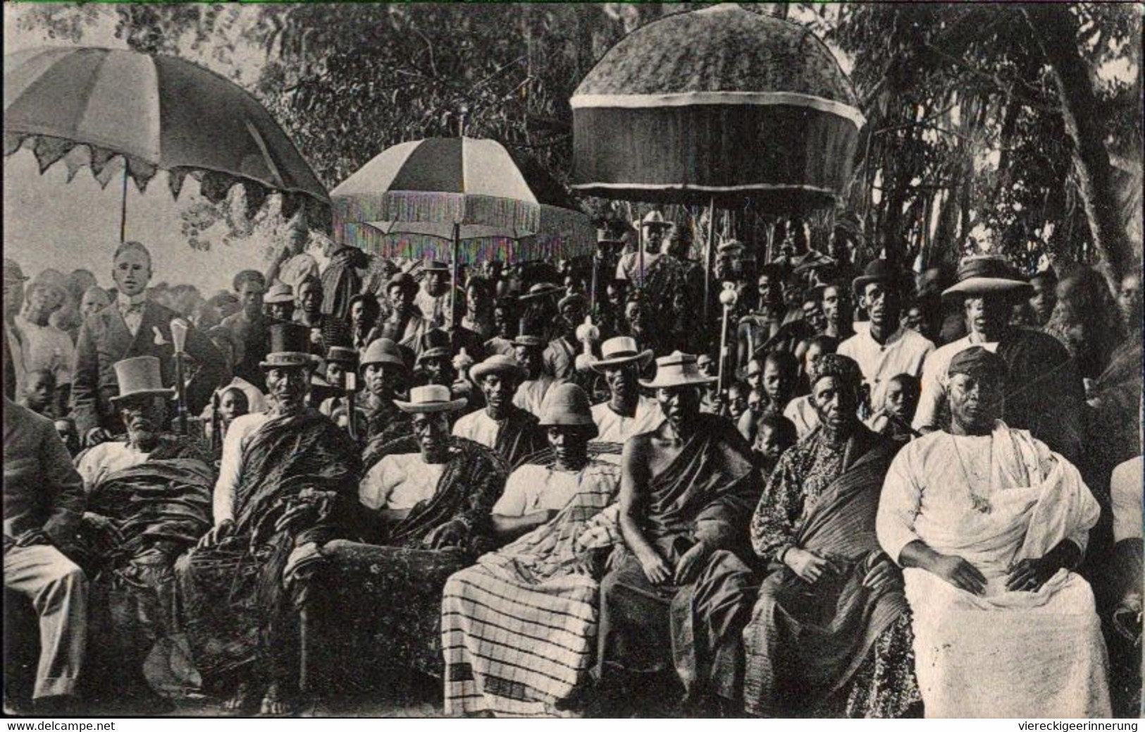 ! Alte Ansichtskarte, Old Postcard 1913, Häuptlinge Von Anloga, Ghana - Ghana - Gold Coast