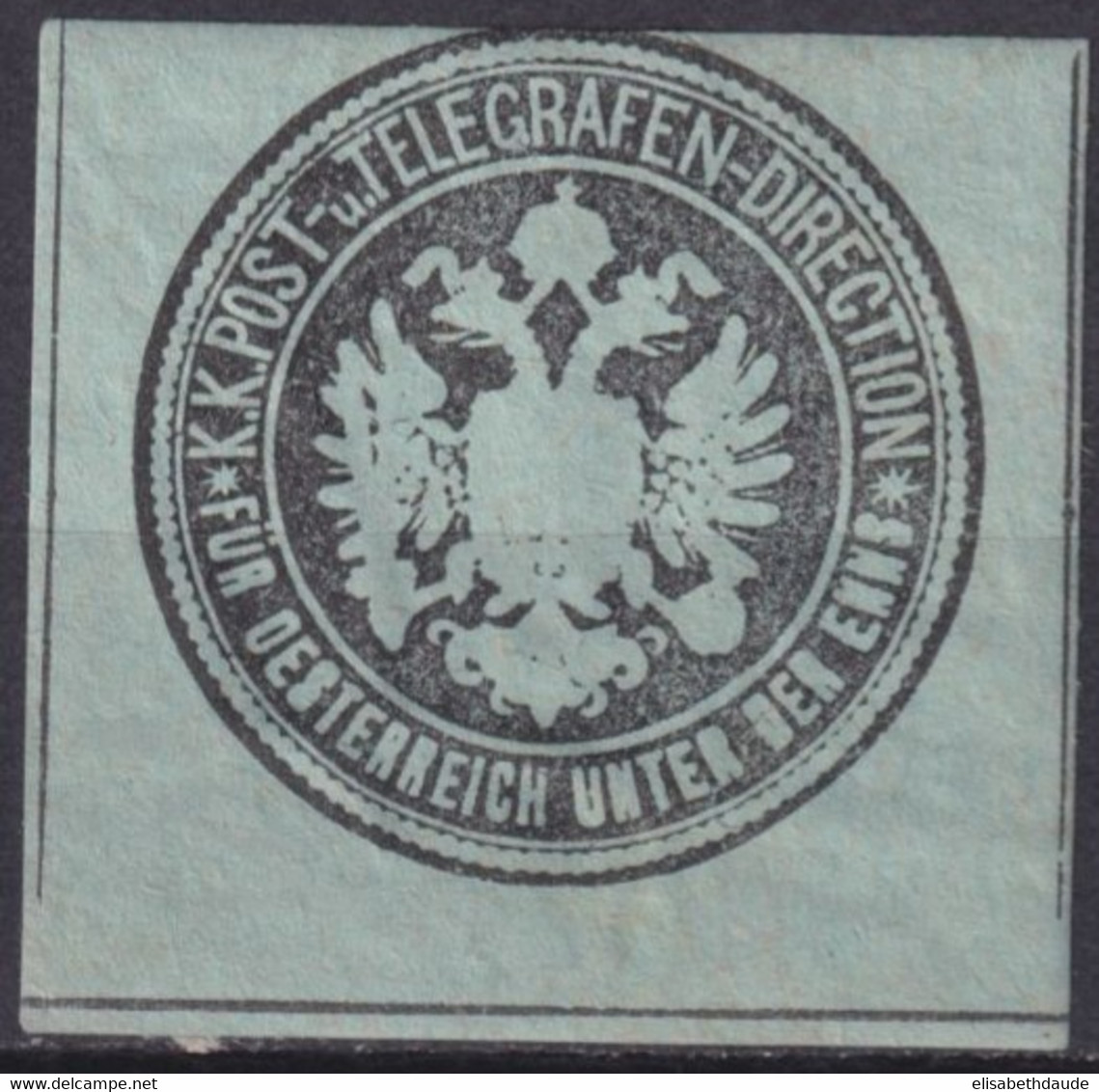 AUTRICHE - TIMBRE De FRANCHISE De La DIRECTION Des POSTES ET TELEGRAPHES / ÖSTERREICH UNTER DER ENNS - Unused Stamps
