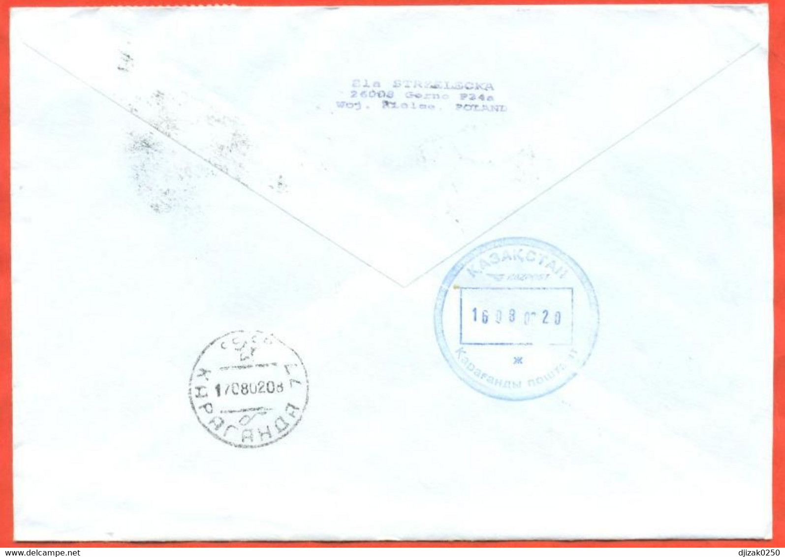 Poland 2002. The Envelope  Passed Through The Mail. Airmail. - Storia Postale