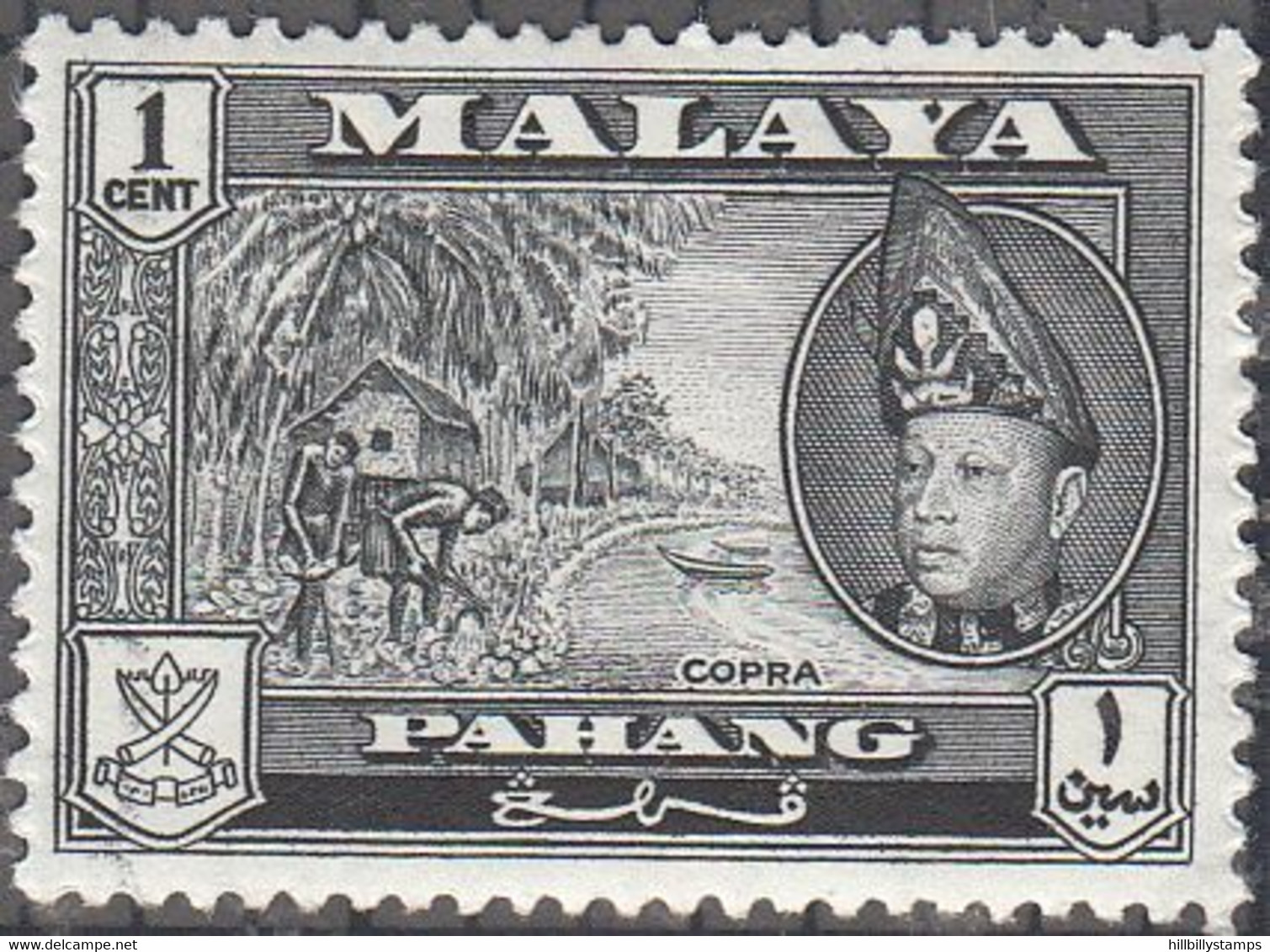 MALAYA  -- PAHANG   SCOTT NO 72   MINT HINGED   YEAR 1957 - Pahang