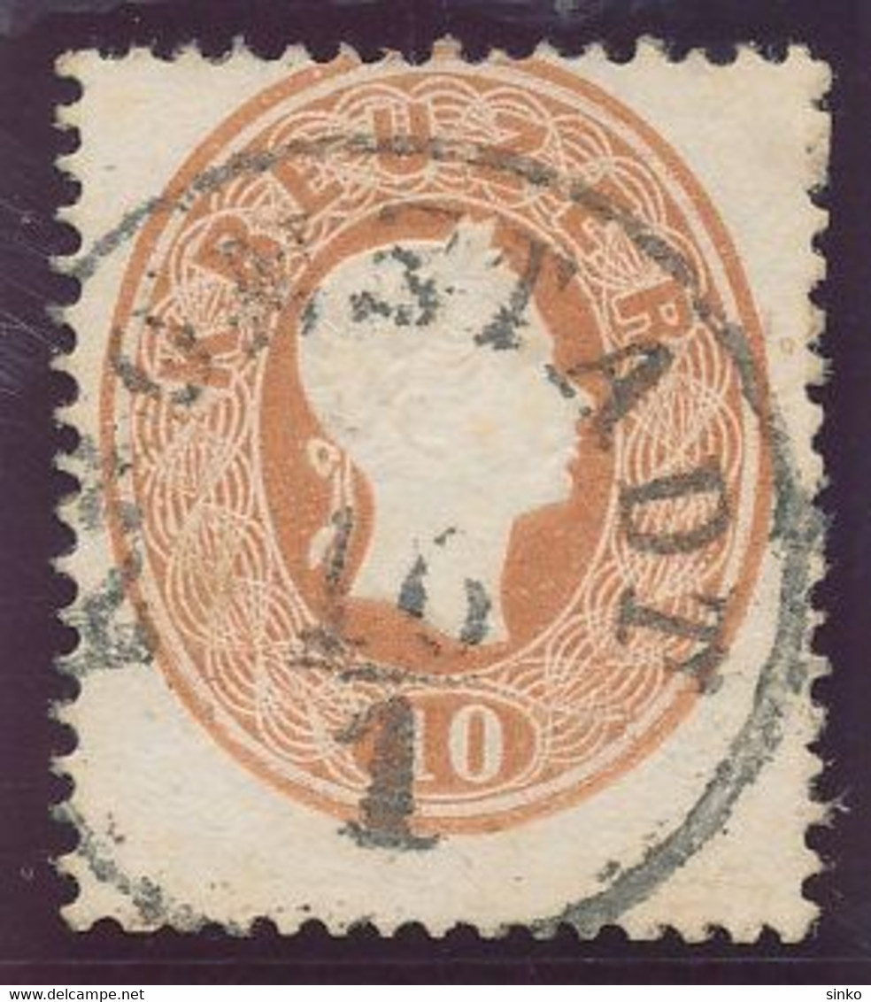 1861. Typography With Embossed Printing 10kr Stamp, KRONSTADT - ...-1867 Voorfilatelie