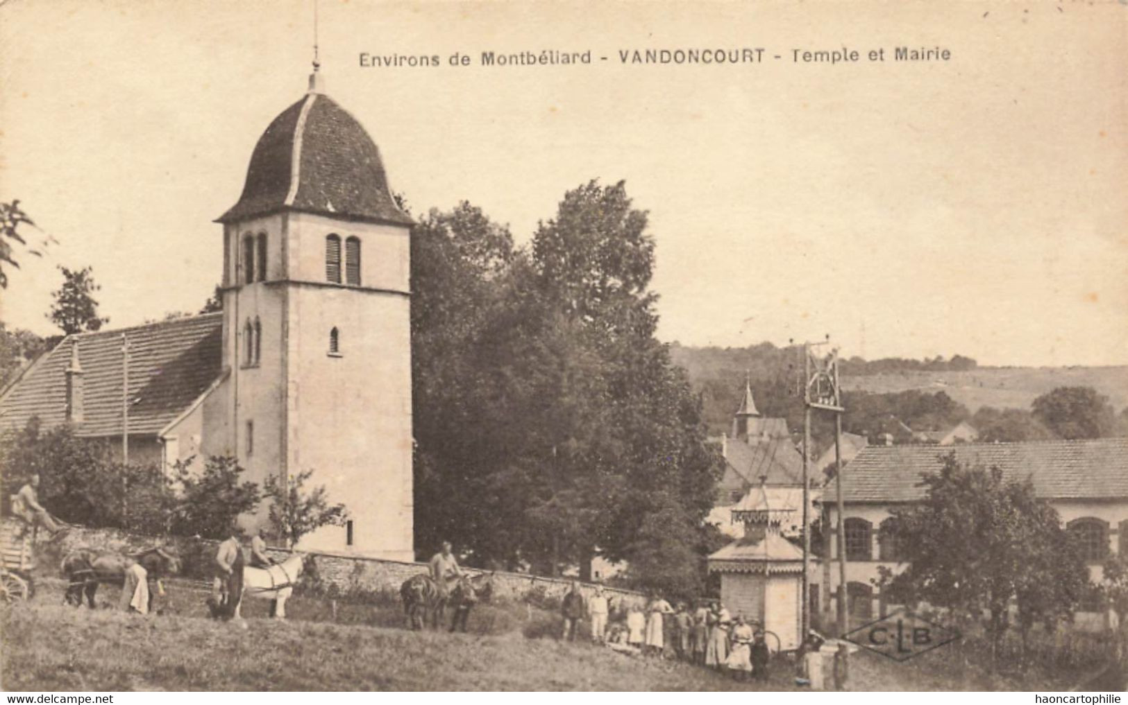 25 Vandoncourt  Temple  Et Mairie - Andere & Zonder Classificatie