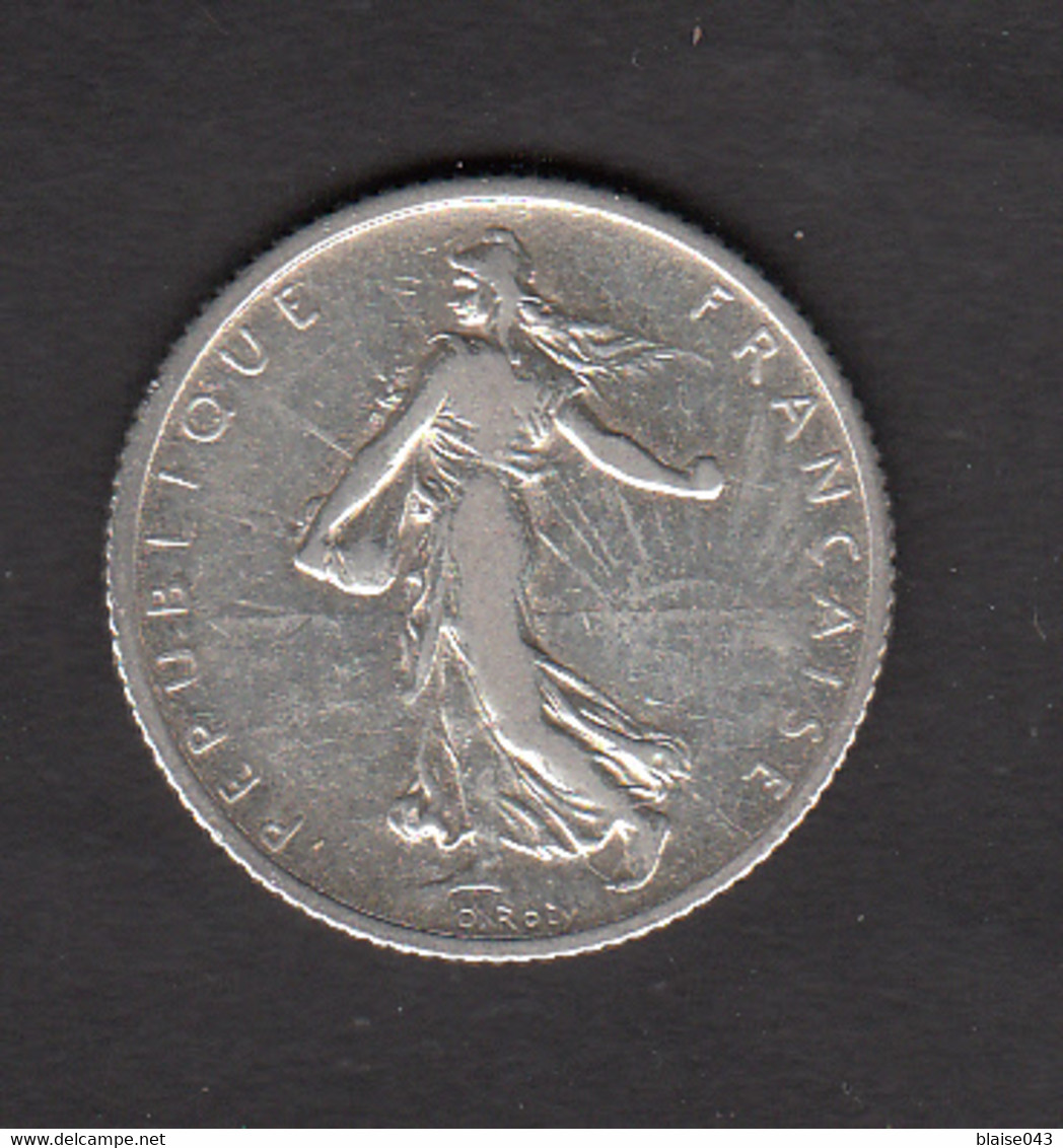 1 Franc Semeuse Argent 1907 - Other & Unclassified