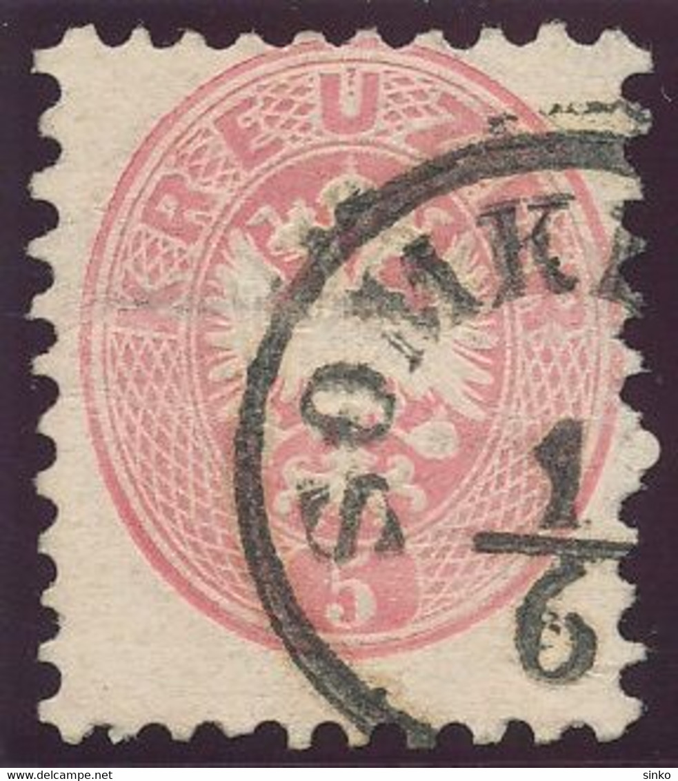 1864. Typography With Embossed Printing 5kr Stamp, SOMKEREK - ...-1867 Voorfilatelie