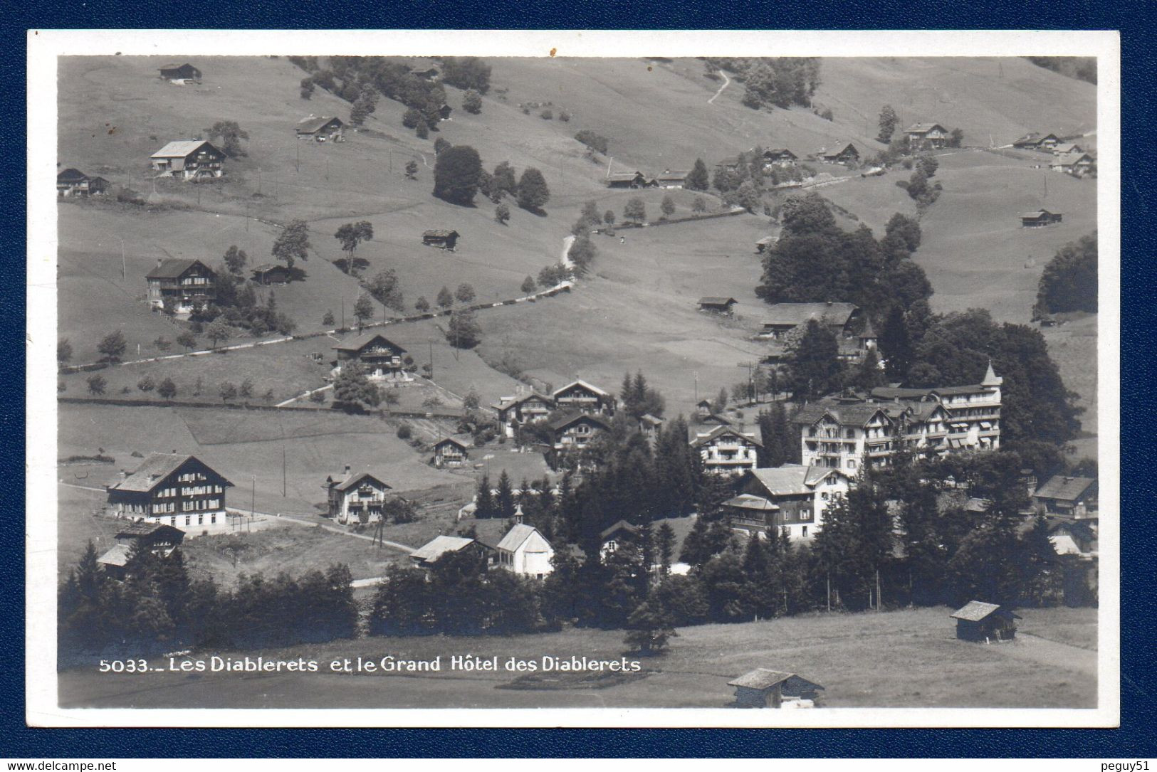 Suisse. Les Diablerets ( Ormont-Dessus).Grand Hôtel Des Diablerets (1856 Et 1962). - Ormont-Dessus 