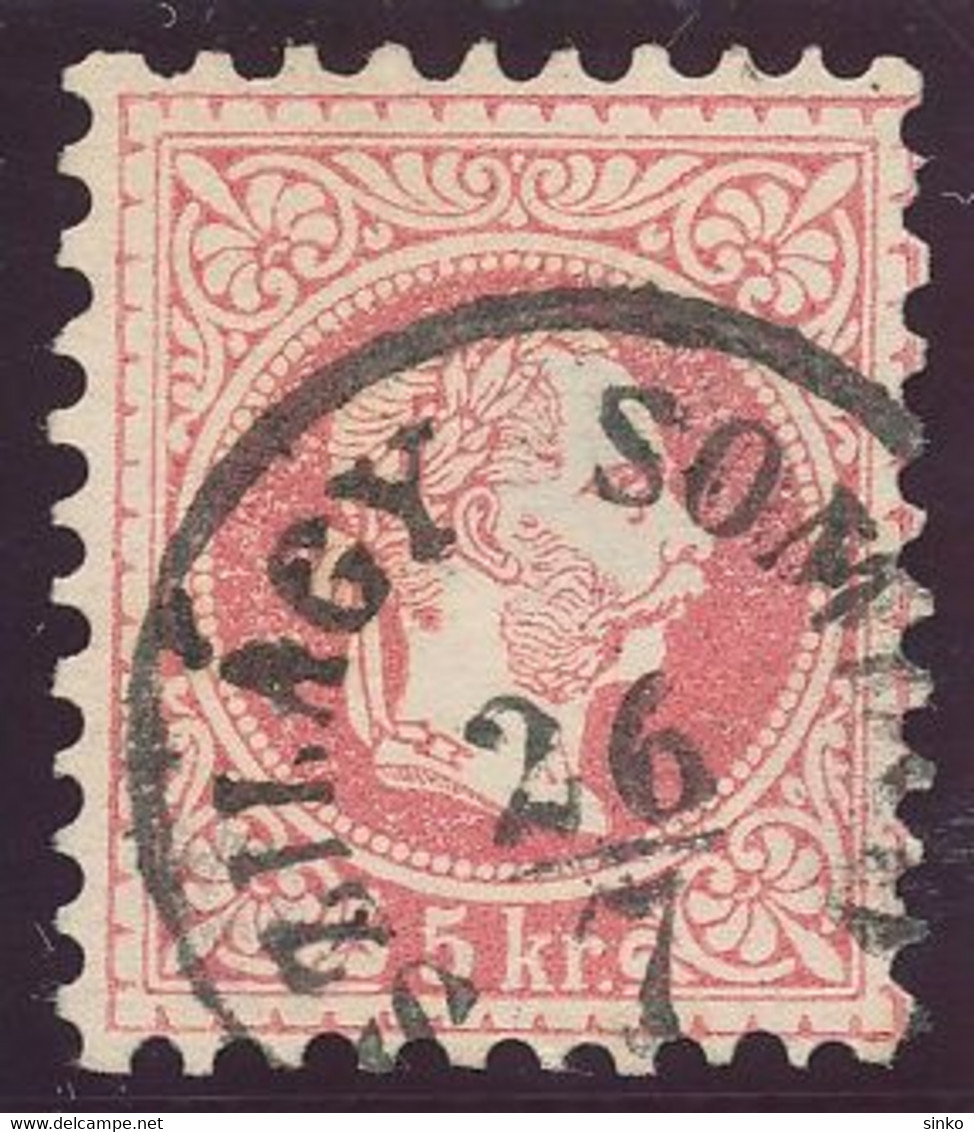 1867. Typography 5kr Stamp, SZILAGY SOMLYO - ...-1867 Préphilatélie