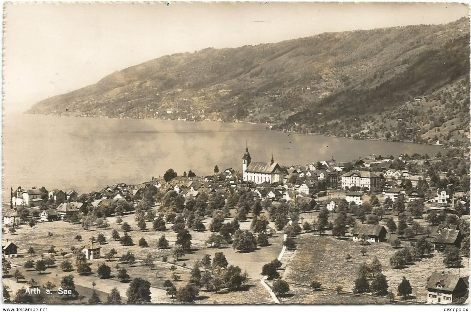 AC214 Blick Auf Arth Am See - Panorama / Viaggiata 1957 - Arth