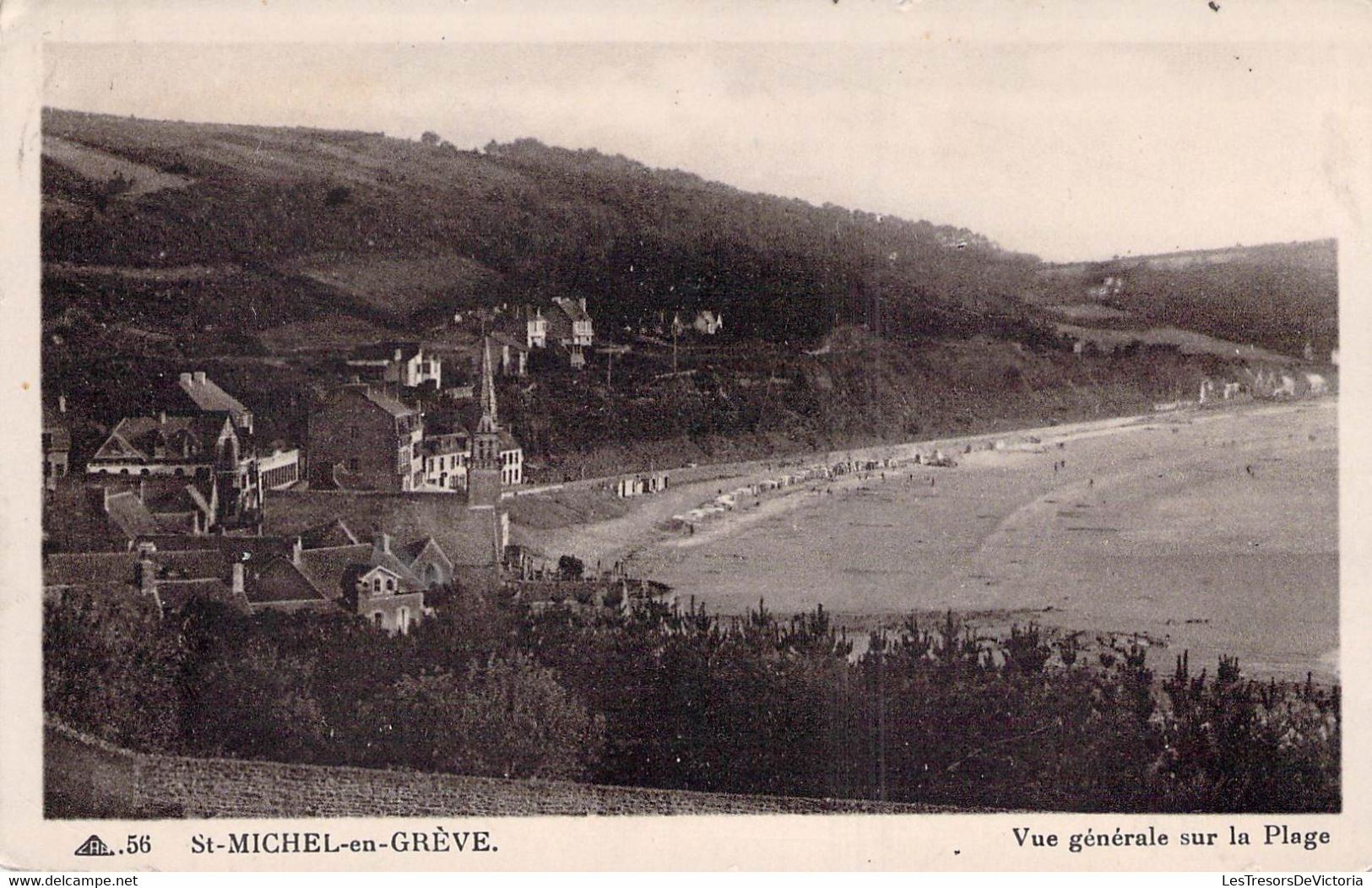 CPA - 22 - SAINT MICHEL EN GREVE - Vue Générale Sur La Plage - - Saint-Michel-en-Grève