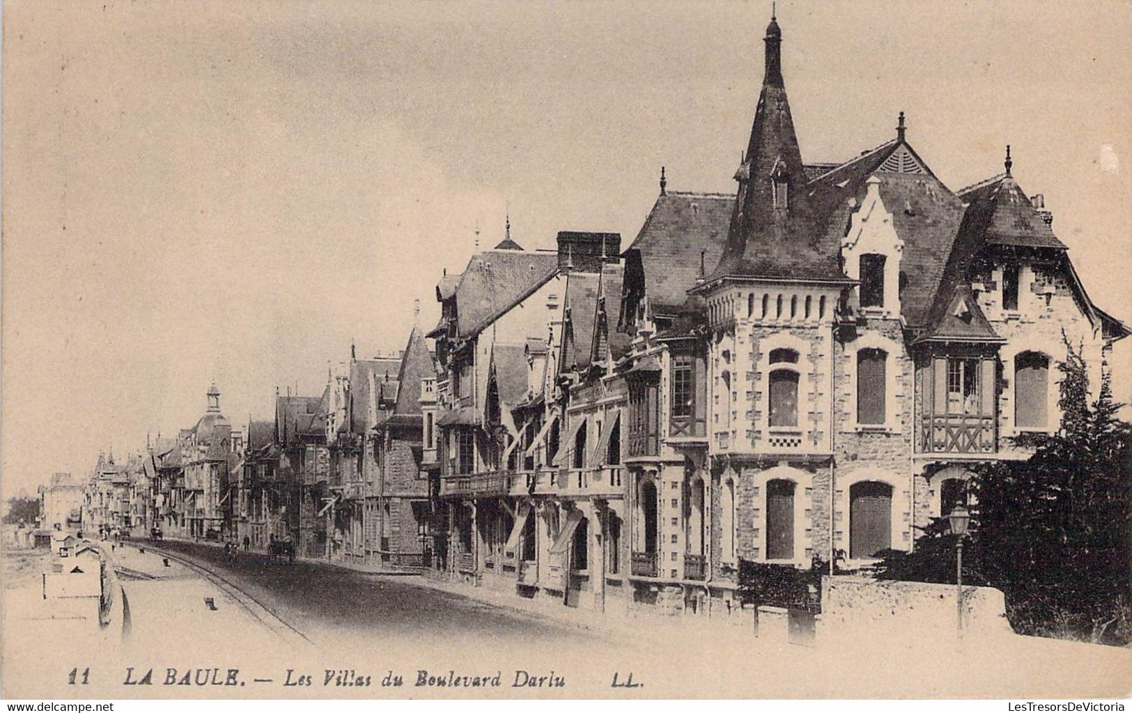 CPA - 44  - LA BAULE - Les Villas Du Boulevard Darlu - La Baule-Escoublac