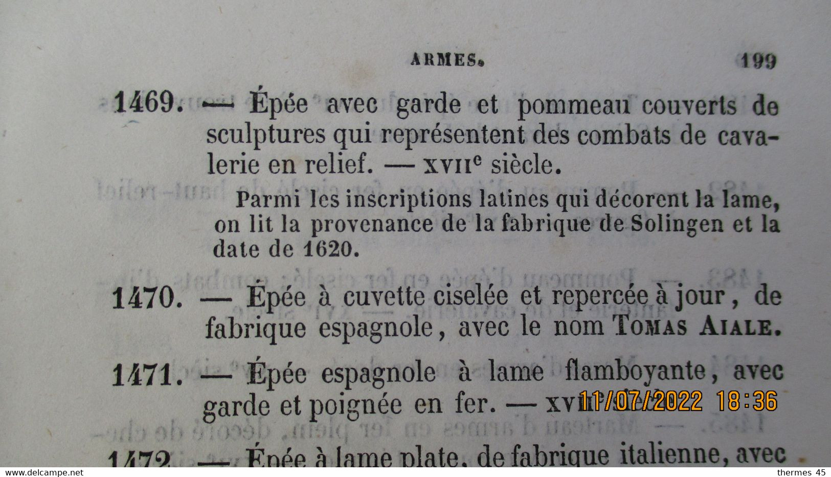 1855 -CATALOGUE / MUSEE des THERMES et de l'HÔTEL de CLUNY / PARIS