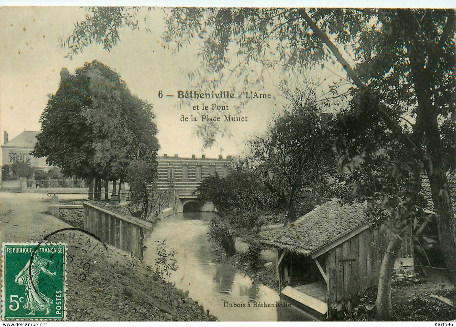 Bétheniville * Petit Lavoir * L'arne Et Le Pont De La Place Munet - Bétheniville