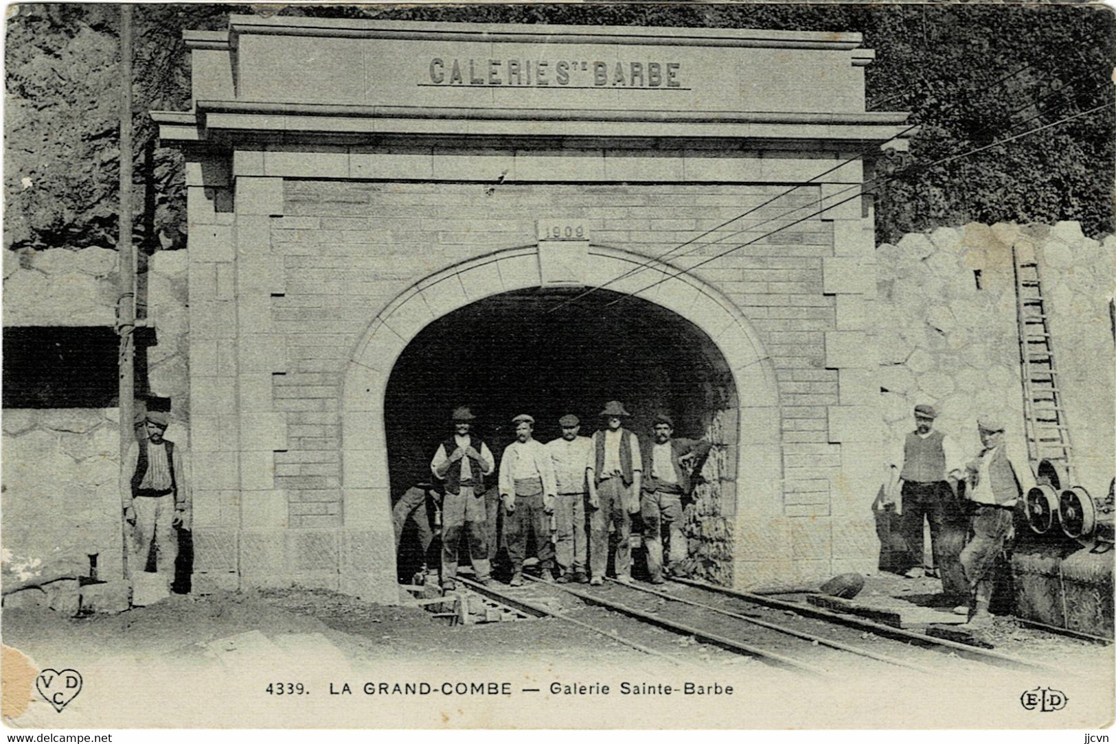 "/"30 - Gard - La Grand Combe - Mines - Houillères Du Bassin Des Cévennes - Galerie Sainte Barbe - La Grand-Combe