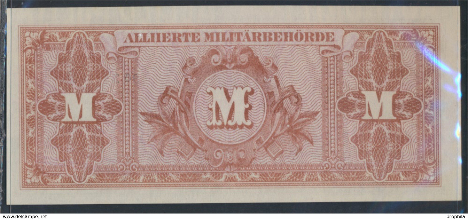 Alliierte Bes.-Gem.Ausg. Rosenbg: 204d, UdSSR-Druck Ohne F 8-stellige Kontrollnummer Bankfrisch 1944 20 Mark (9810687 - 20 Mark