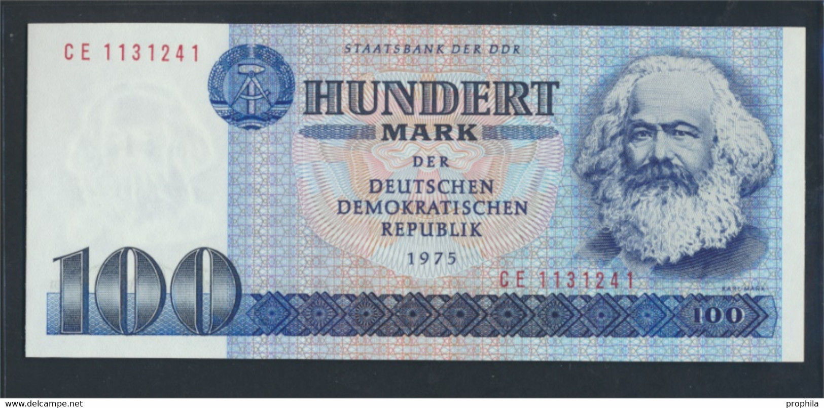 DDR Rosenbg: 363c, Kontrollnummer 7stellig, Computersatz Ab 1986 In Umlauf Bankfrisch 1975 100 Mark (9810868 - 100 Mark