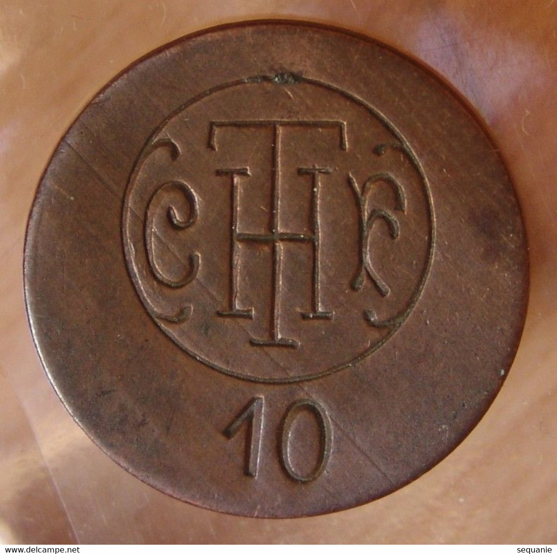 PARIS (75) 10 Centimes C.F.T.H ( Compagnie Française Thomas Houston). - Monétaires / De Nécessité