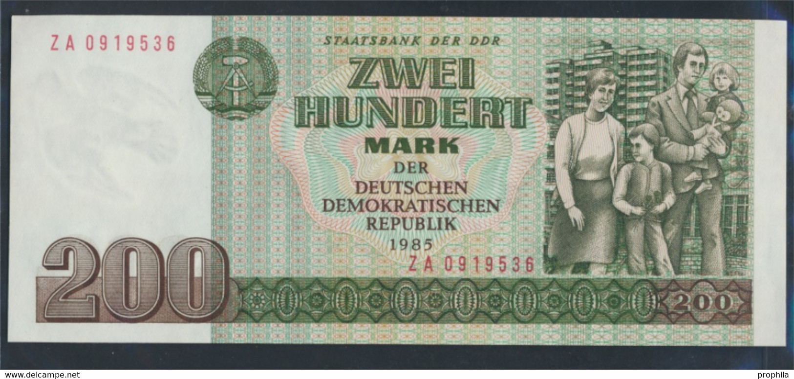 DDR Rosenbg: 364b, Computersatz, Austauschnote, Nicht Ausgegeben Bankfrisch 1985 200 Mark (9810856 - 200 Mark