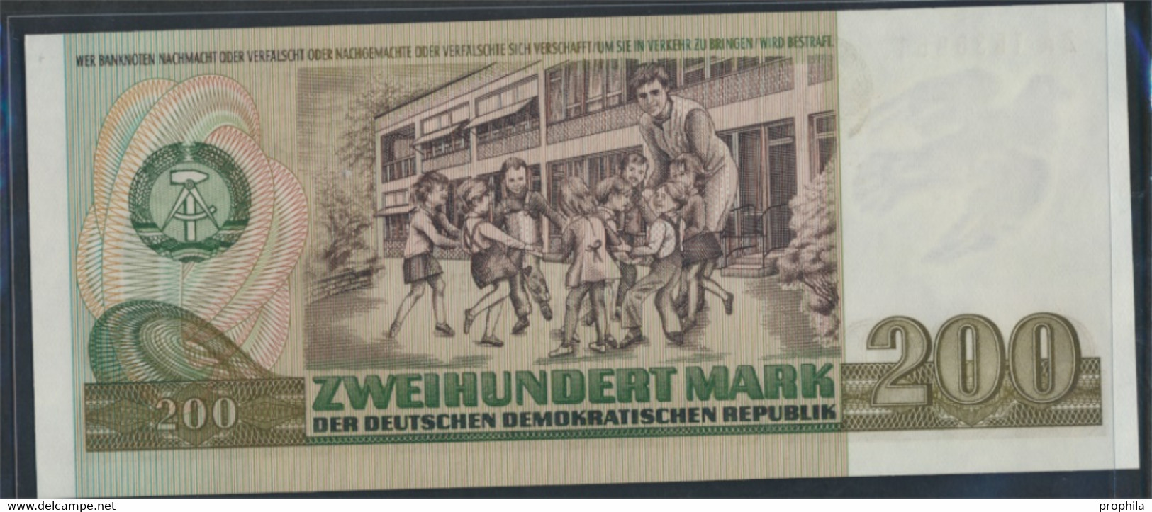 DDR Rosenbg: 364b, Computersatz, Austauschnote, Nicht Ausgegeben Bankfrisch 1985 200 Mark (9810857 - 200 Mark