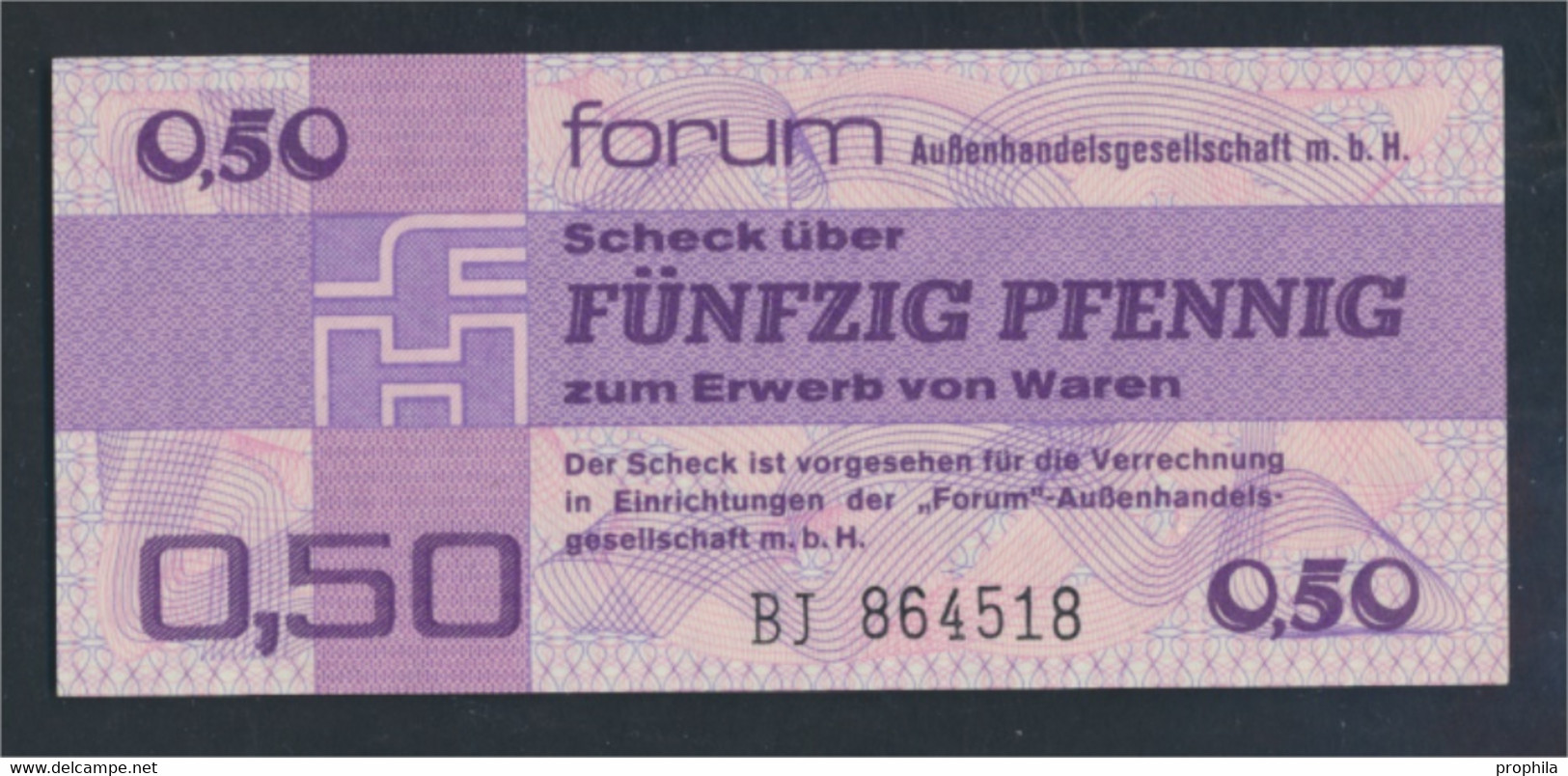 DDR Rosenbg: 367a, Forumscheck Zum Erwerb Von Ausländischen Waren Bankfrisch 1979 50 Pfennig (9810894 - 50 Deutsche Pfennig