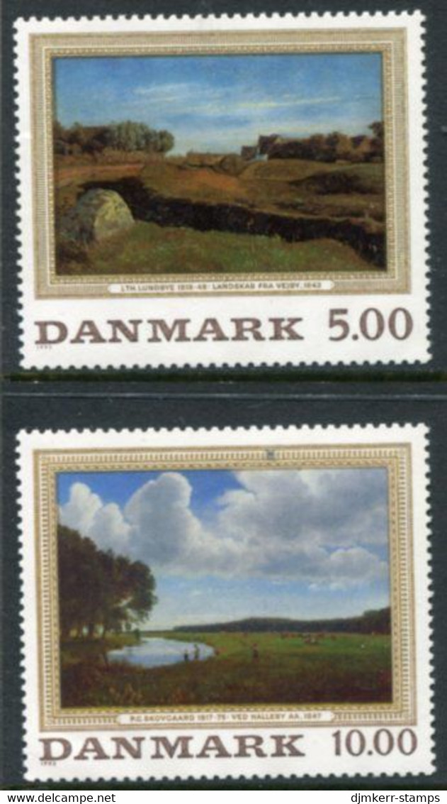 DENMARK 1992 Paintings MNH / **   Michel 1044-45 - Ungebraucht